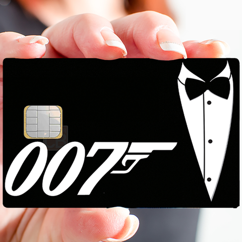 Bond 007 - Bankkartenaufkleber