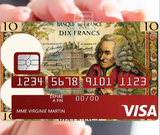 10 FRANKEN - Kreditkartenaufkleber