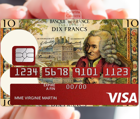 10 FRANKEN - Kreditkartenaufkleber