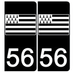 56 Gwen-ha-Du - License plate stickers, available for CAR and MOTORCYCLE