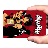 Bam! Bam!  Sticker pour carte bancaire, format US