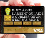 When you're not rich - credit card sticker