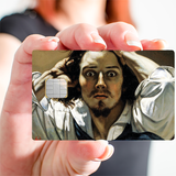 Le désespéré de Gustave Courbet - sticker pour carte bancaire, 2 formats de carte bancaire disponibles