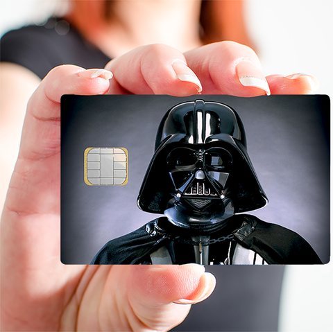 Tribute to Dark Vador - sticker pour carte bancaire, 2 formats de carte bancaire disponibles