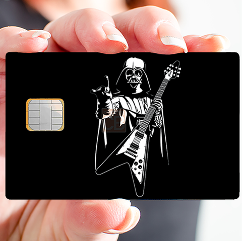 Dark Rock Métal - sticker pour carte bancaire, 2 formats de carte bancaire
