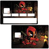 Hommage an Deadpool Gun's (Fanart) – Aufkleber für Kreditkarte, 2 Kreditkartenformate verfügbar