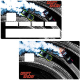 Drift Show - credit card sticker, 2 credit card sizes available