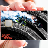 Drift Show - Kreditkartenaufkleber, 2 Kreditkartengrößen erhältlich