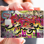 Graffiti Wall 2016 - Kreditkartenaufkleber, 2 Kreditkartenformate verfügbar 