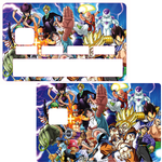 Manga Family - Kreditkartenaufkleber, 2 Kreditkartenformate verfügbar