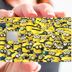 Minions en vrac - sticker pour carte bancaire, 2 formats de carte bancaire disponibles