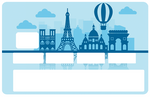 Paris 2024 - sticker pour carte bancaire, 2 formats de carte bancaire disponibles (Copie)