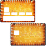 Petit beurre - sticker pour carte bancaire, 2 formats de carte bancaire disponibles