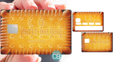 Petit beurre - sticker pour carte bancaire, 2 formats de carte bancaire disponibles