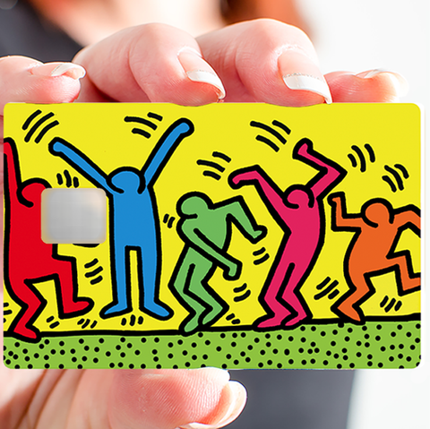 Rave Party - sticker pour carte bancaire, 2 formats de carte bancaire disponibles