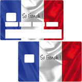 So French! - sticker pour carte bancaire, 2 formats de carte bancaire disponibles