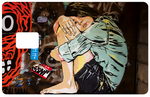 Street Art - sticker pour carte bancaire, format US