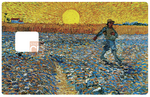 Van Gogh, die Weizenfelder - Kreditkartenaufkleber