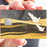 LES CIGOGNES - Kreditkartenaufkleber, 2 Kreditkartenformate erhältlich