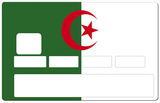 Flagge von Algerien - Kreditkartenaufkleber