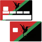 Neue Flagge von Martinique - Kreditkartenaufkleber, 2 Kreditkartenformate verfügbar