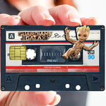 Tribute to baby GROOT, limited edition 100 copies (fanart) - sticker for bank card