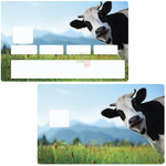 La Vache - Kreditkartenaufkleber, 2 Kreditkartenformate verfügbar