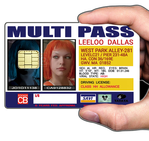 LEELOO Multi Pass - sticker pour carte bancaire