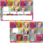 Marilyn Monroe von Andy Warhol - Kreditkartenaufkleber, 2 Kreditkartengrößen erhältlich