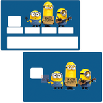 Tribute to Stupid Minions - sticker for bank card, 2 bank card formats available