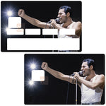 Freddie Mercury - Kreditkartenaufkleber, 2 Kreditkartengrößen erhältlich 