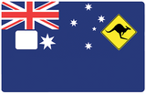 Australian symbol- sticker pour carte bancaire