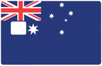 Australien-Flagge - Bankkartenaufkleber