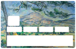 La Sainte Victoire, Cezanne - Kreditkartenaufkleber, 2 Kreditkartenformate verfügbar
