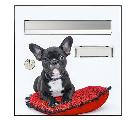 Aufkleber für Briefkasten, Bulldogge-Hund