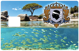 Zwischen Land und Meer, Korsika – Kreditkartenaufkleber, 2 Kreditkartenformate verfügbar