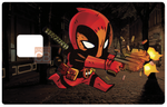 Tribute to Deadpool Gun's (fanart)- credit card sticker, 2 credit card sizes available