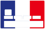 French flag - credit card sticker, 2 credit card formats available