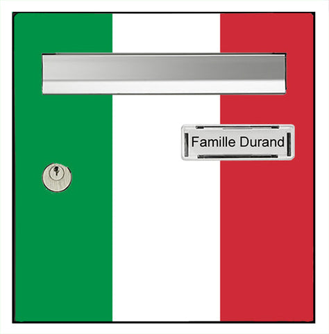 Sticker pour boîte aux lettres, Italie