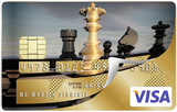 Schach - Kreditkartenaufkleber, 2 Kreditkartenformate verfügbar