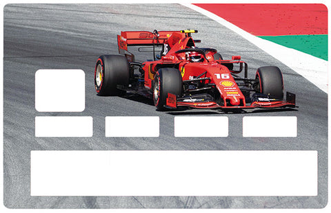 Formel 1, der 16-Bankkarten-Aufkleber