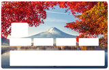 Mont Fujiyama- sticker pour carte bancaire, 2 formats de carte bancaire disponibles