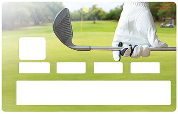 Golf-Kreditkartenaufkleber