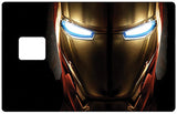 Tribute to Iron Man - Kreditkartenaufkleber, 2 Kreditkartengrößen erhältlich