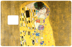 Der Kuss von Gustav Klimt - Kreditkartenaufkleber, 2 Kreditkartengrößen verfügbar
