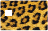 Leopard - Kreditkartenaufkleber, 2 Kreditkartenformate verfügbar