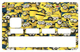 Minions en vrac - sticker pour carte bancaire, 2 formats de carte bancaire disponibles