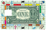 The dollar game - credit card sticker, 2 credit card formats