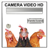 Aufkleber für Briefkasten, HD-Videokamera