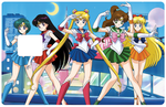 Tribute to Sailor Moon, édition limitée 100 ex (fanart)- sticker pour carte bancaire, 2 formats de carte bancaire disponibles